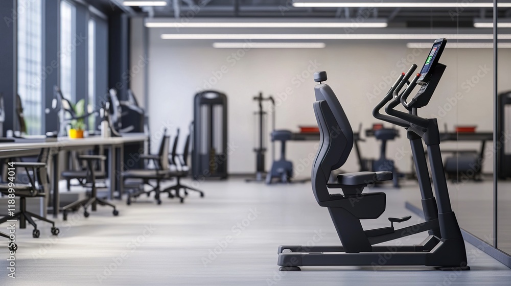 Fototapeta premium The training apparatus in the gym