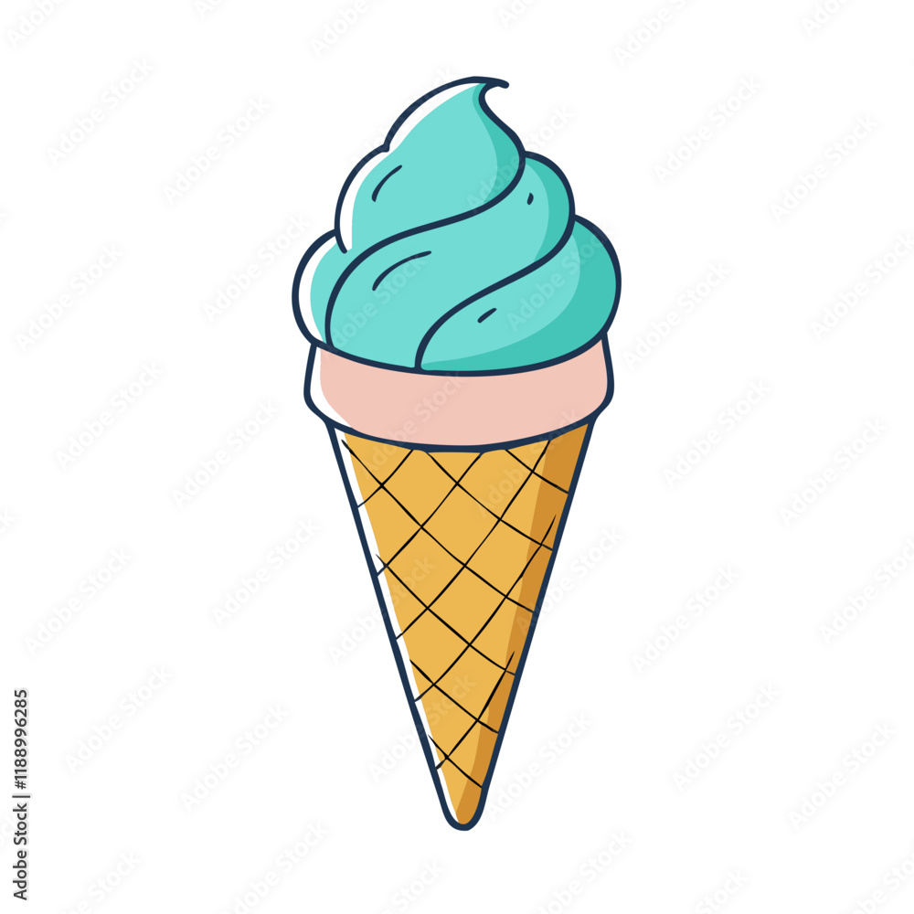 ice cream cone vector icon, ice cream cone vector illustration - simple illustration of ice cream cone, perfect for logos,and ice cream cone -themed designs. ice cream cone vector icon, ice cream cone vector illustration - simple illustration of ice cream cone, perfect for logos,and ice cream cone -themed designs.