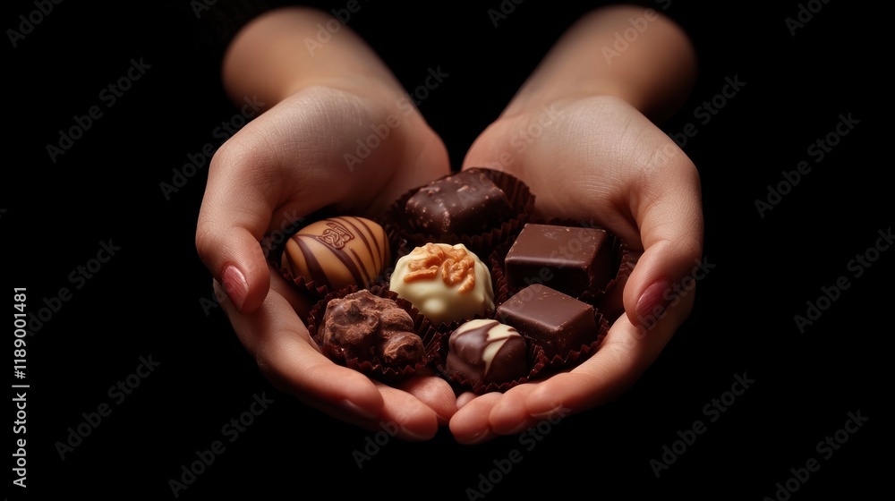 Chocolate gift for Valentine’s Day celebration. Chocolate gift for Valentine’s Day celebration.