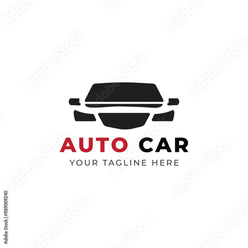 Automotive car logo template design vector