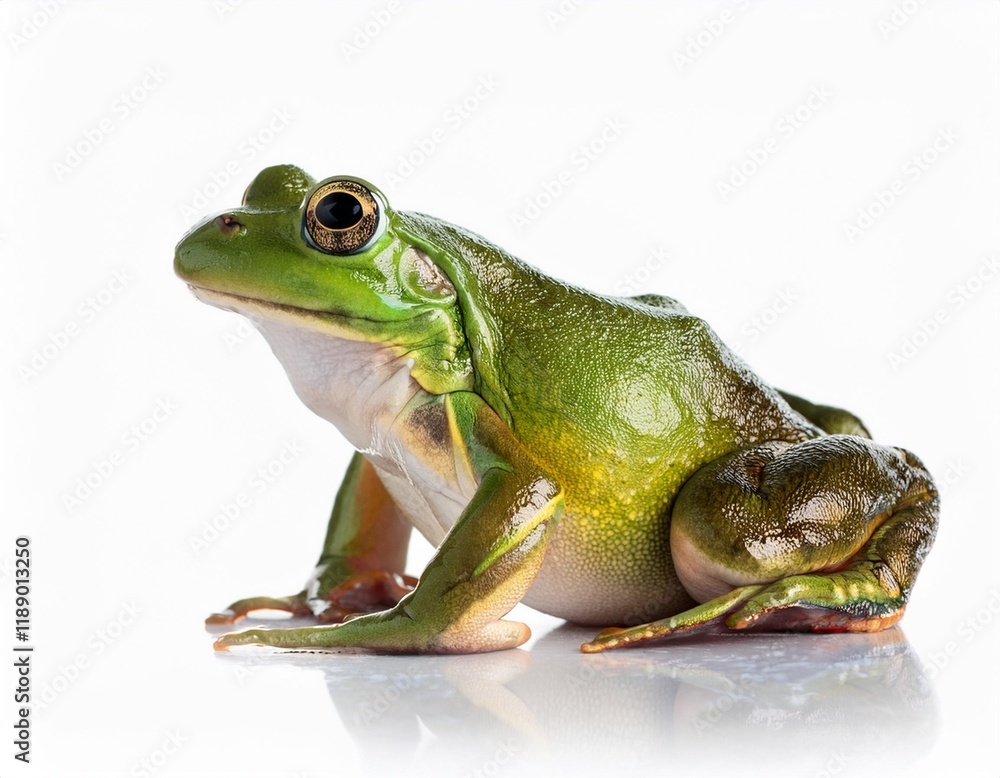 Obraz premium frog on a leaf
