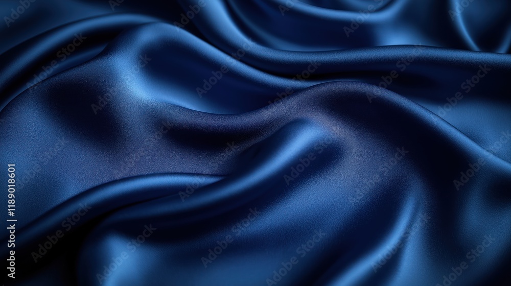 Close-up view of smooth blue fabric with elegant folds. Soft material texture is prominent. Abstract design. Luxurious and beautiful fabric. Suitable for fashion or design projects. Close-up view of smooth blue fabric with elegant folds. Soft material texture is prominent. Abstract design. Luxurious and beautiful fabric. Suitable for fashion or design projects.