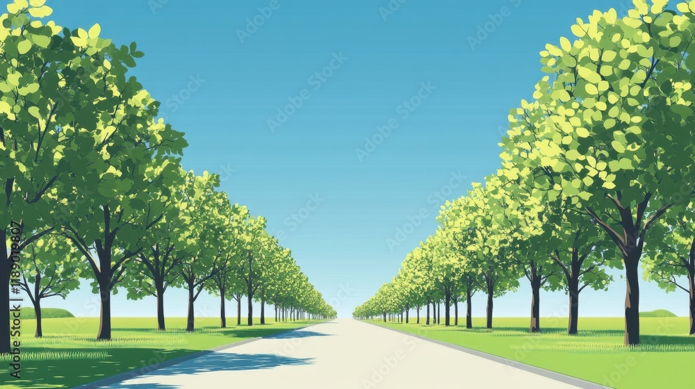 The Tree-lined Path of Hope The Tree-lined Path of Hope