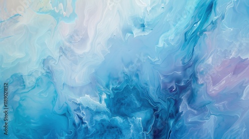 Wallpaper Mural a mesmerizing and enigmatic abstract painting with mysterious shapes and subtle gradients, No bowls, white space in the center of the page for text Torontodigital.ca
