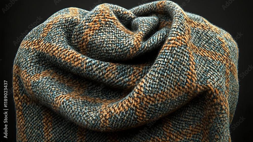 Fototapeta premium Timeless Grey Plaid Design, High Quality, Photorealistic Texture