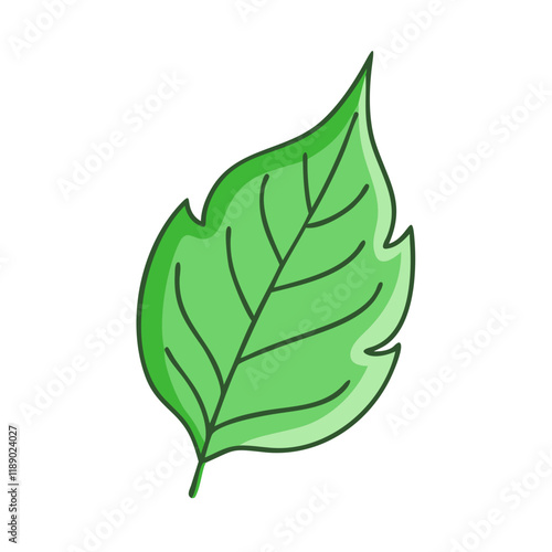 green leaf vector icon, green leaf vector illustration - simple illustration of green leaf, perfect for logos,and green leaf -themed designs.