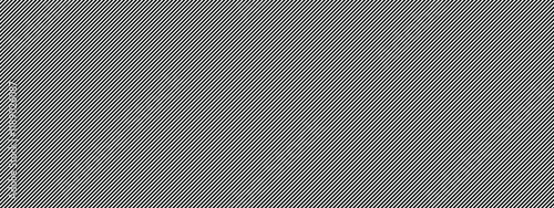 Diagonal lines pattern. Thin stripe background. Modern texture for poster, banner, cover. Slash black lines. Vector abstract illustration.