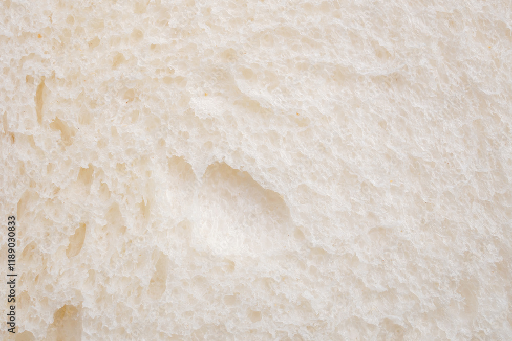 Macro bread slice texture pattern background close up Macro bread slice texture pattern background close up