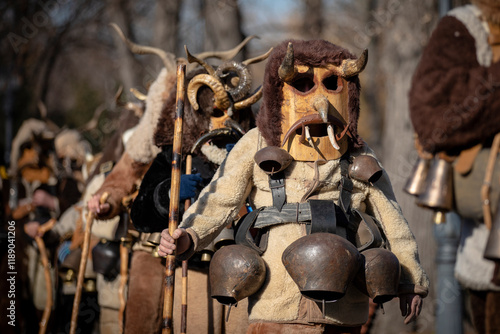 Masquerade festival in Sofia, Bulgaria