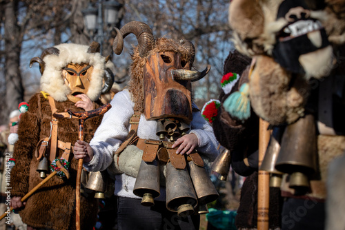 Masquerade festival in Sofia, Bulgaria