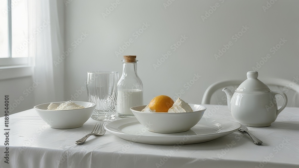 Table_set_for_fasting_empty_plate Table_set_for_fasting_empty_plate