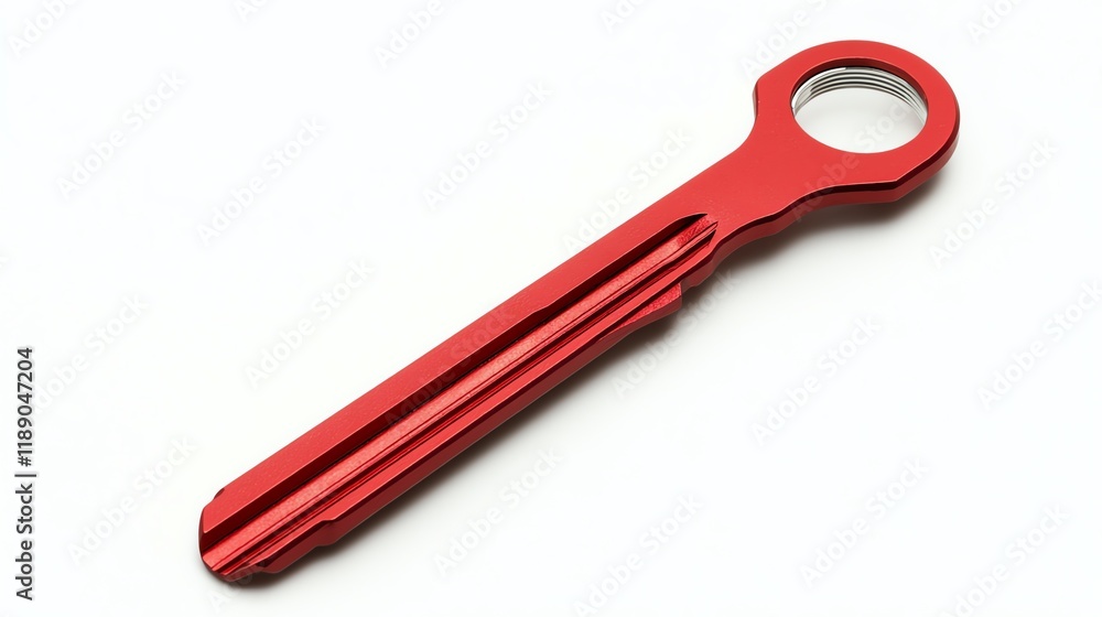 Red key tool design, isolated on white background. Red key tool design, isolated on white background.