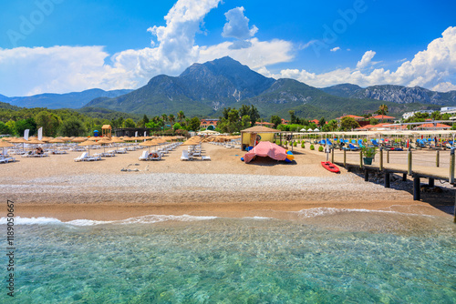 Obraz na płótnie Beautiful Turkish Riviera near Tekirova. Kemer,Turkey w salonie