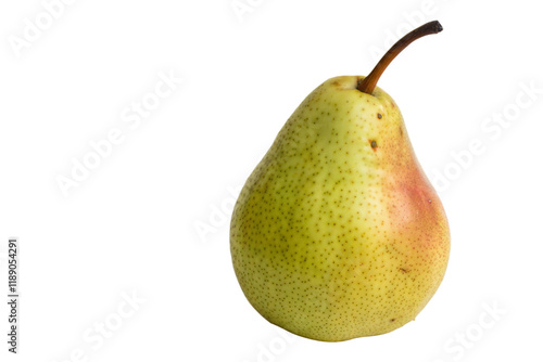 Una pera aislada