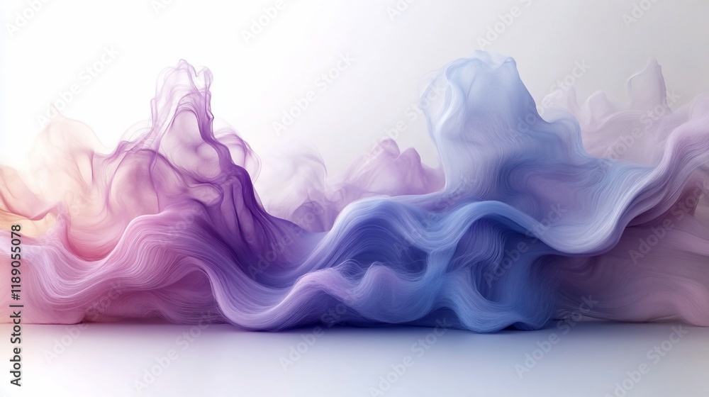 Abstract Colorful Swirling Cloudscape: A Dreamlike Digital Art Abstract Colorful Swirling Cloudscape: A Dreamlike Digital Art