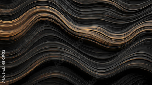 African blackwood driftwood texture background - generative ai. Blazewood. Illustration photo