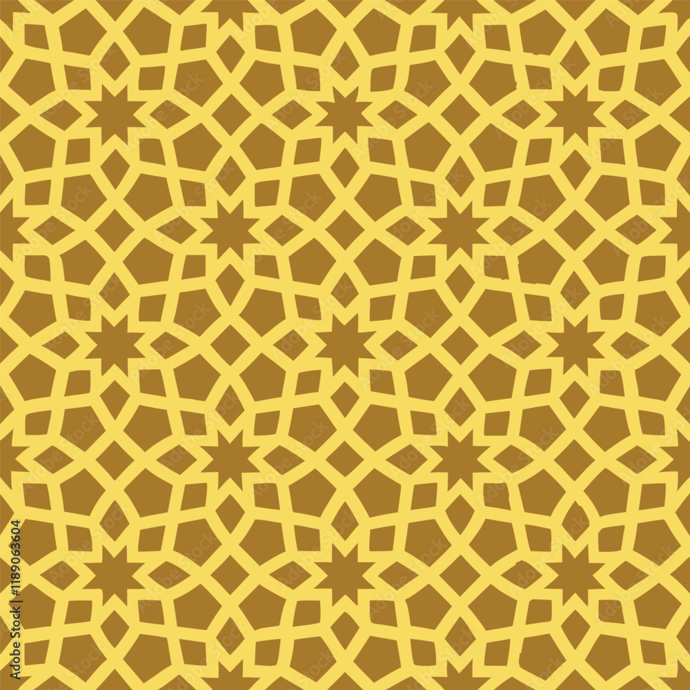 Islamic golden seamless pattern textile Islamic golden seamless pattern textile