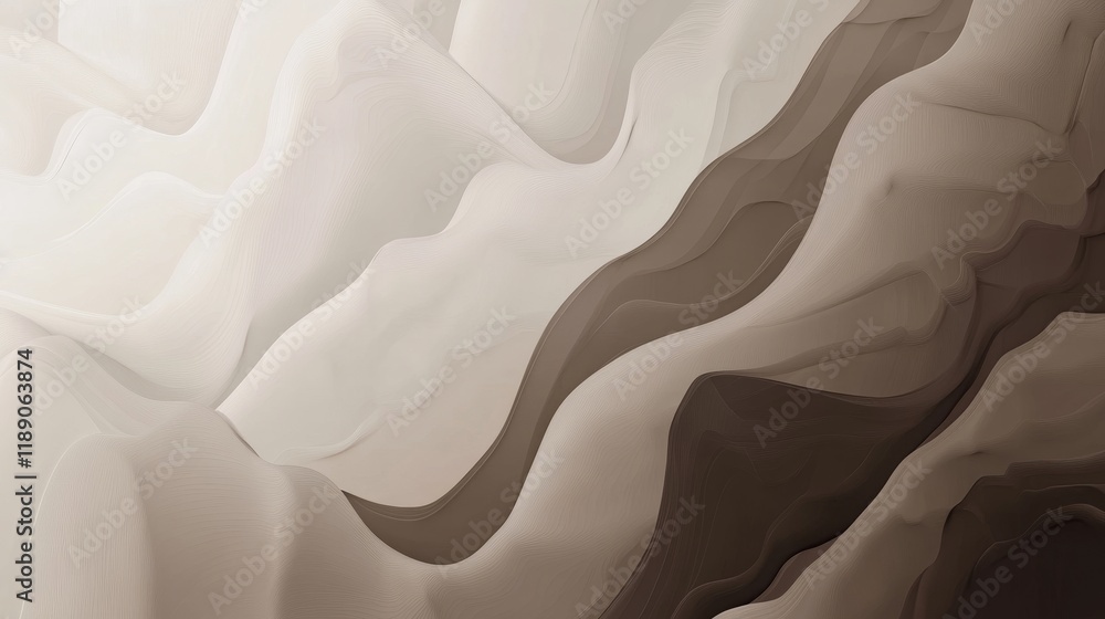 Fototapeta premium Subtle Elegance - Modern Gradient Tones in a Minimalist Abstract Style