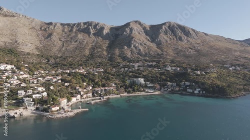 Aerial Views of Dubrovnik Mlini photo