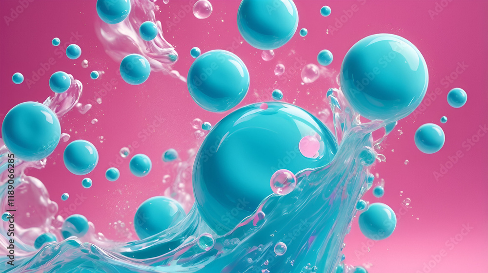 Fototapeta premium water drops background