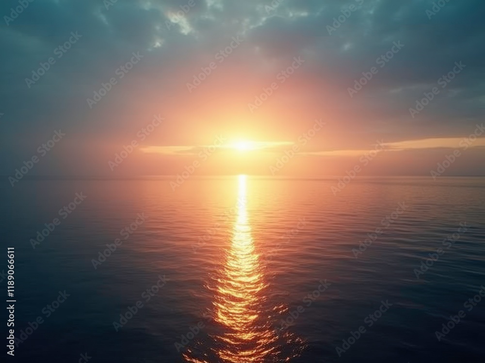 A serene sunset over a mountain range, with the sun dipping below the peaks, casting a warm glow over the landscape. A serene sunset over a mountain range, with the sun dipping below the peaks, casting a warm glow over the landscape.