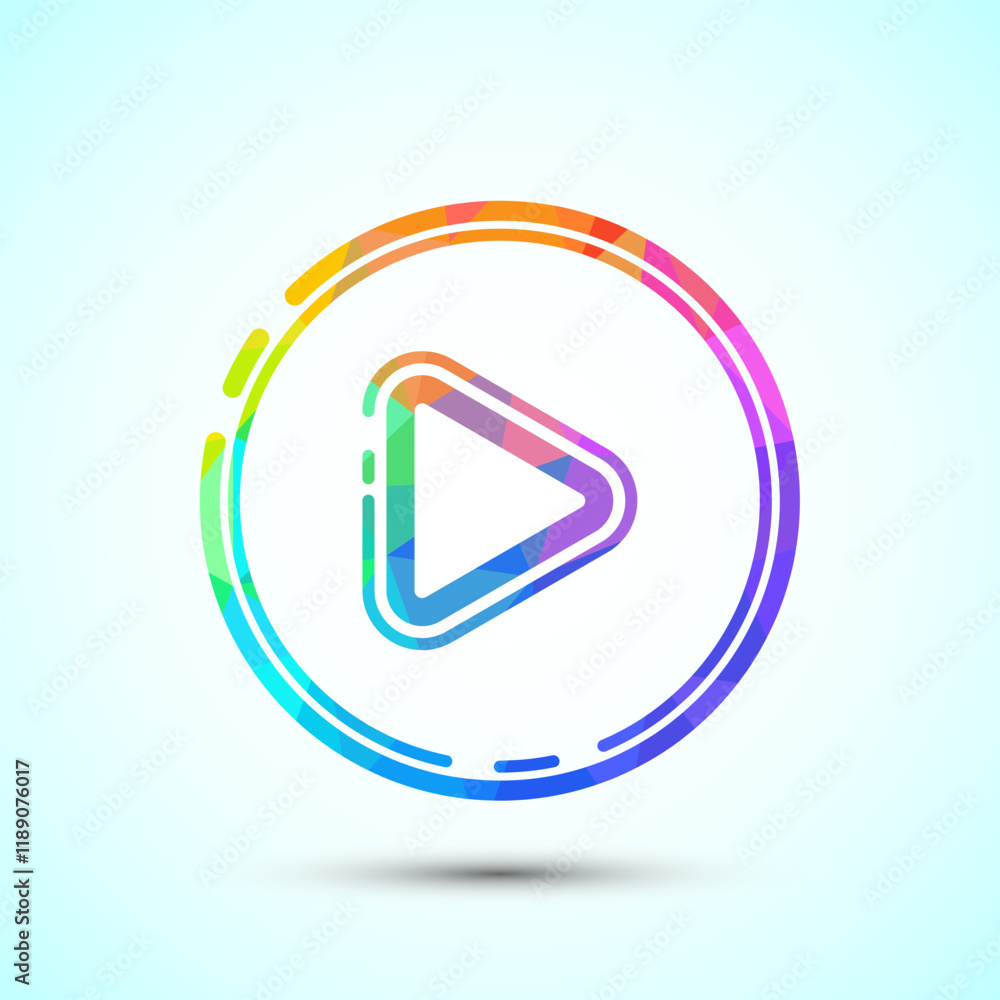Video icon design illustration. camera icon, video camera symbol, movie sign low poly style Video icon design illustration. camera icon, video camera symbol, movie sign low poly style