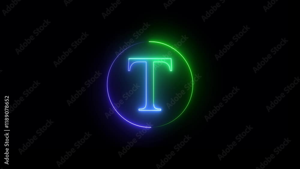 Educational concept with neon letter A. Neon text icon animation. Glowing neon alphabet A icon. Animated neon letter T. Two-color looping trendy glowing neon alphabet letter Educational concept with neon letter A. Neon text icon animation. Glowing neon alphabet A icon. Animated neon letter T. Two-color looping trendy glowing neon alphabet letter