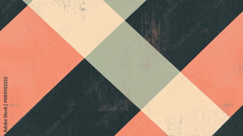 Fototapeta premium Angular Elegance - Minimalist Geometric Background with Muted Tones and Abstract Patterns