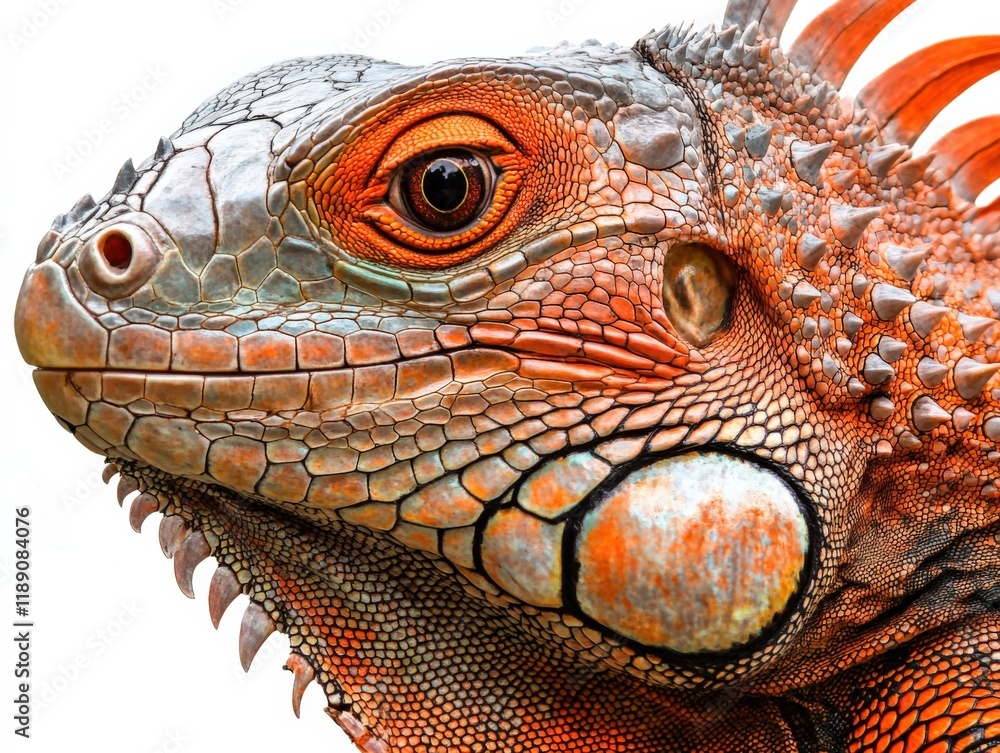 Obraz premium close-up of an iguana