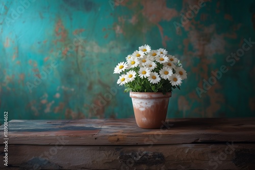 Daisy in a pot traditional style