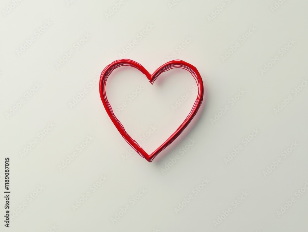red heart shaped object on white background red heart shaped object on white background