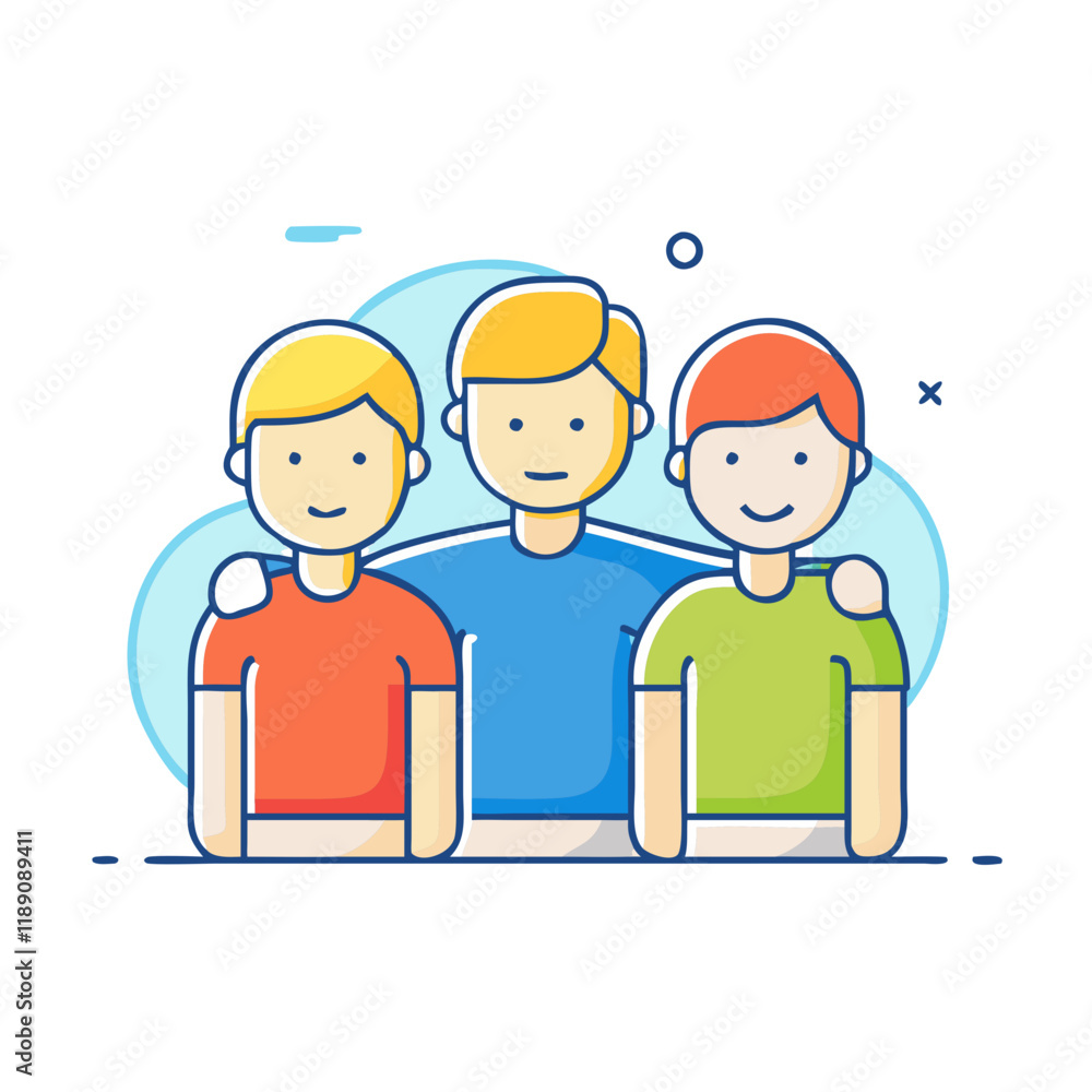 group of friends vector icon, group of friends vector illustration - simple illustration of group of friends, perfect for logos,and group of friends -themed designs. group of friends vector icon, group of friends vector illustration - simple illustration of group of friends, perfect for logos,and group of friends -themed designs.