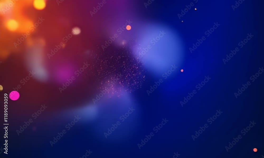 Abstract colorful bokeh background with glowing particles and vibrant lights. Abstract colorful bokeh background with glowing particles and vibrant lights.