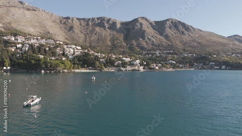 Aerial Views of Dubrovnik Mlini