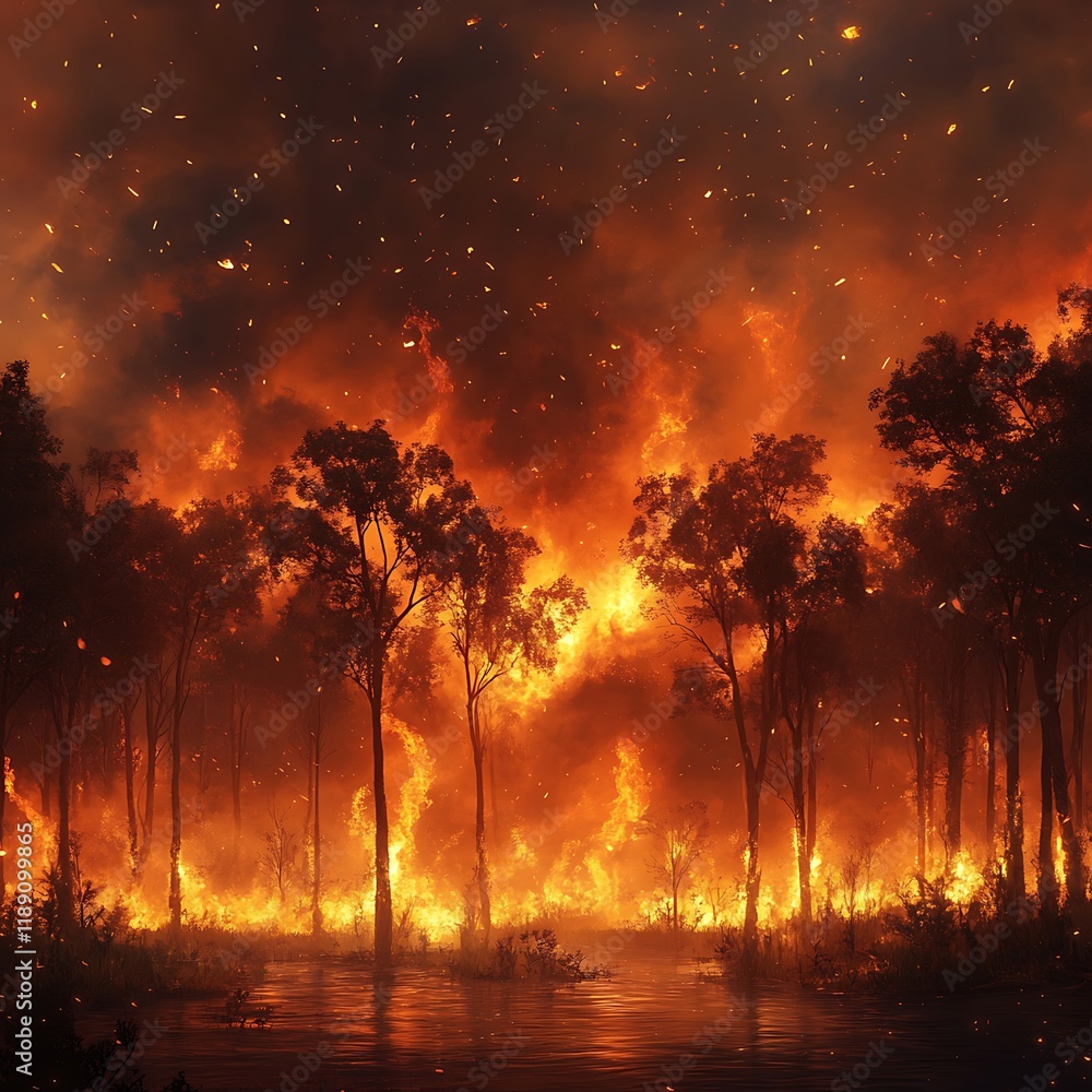 Intense Wildfire and Firefighting Scenes: Cinematic Urban and Forest Blaze Depictions
Intense Wildfire and Firefighting Scenes: Cinematic Urban and Forest Blaze Depictions