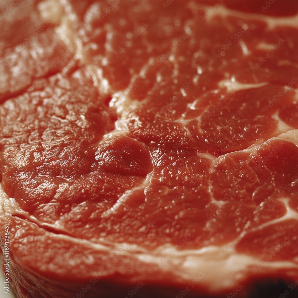 close up of a raw steak close up of a raw steak