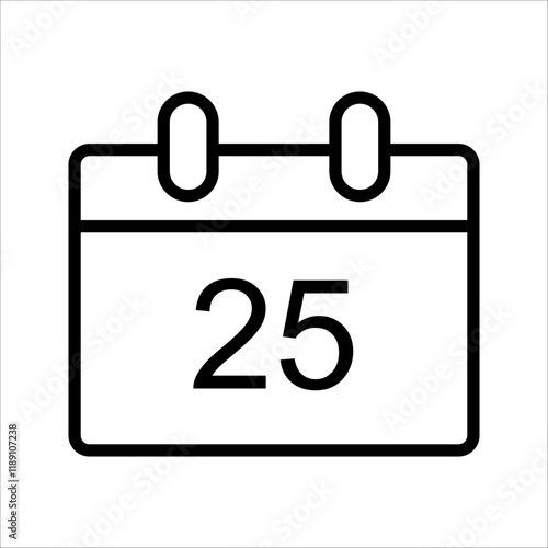 Calendar icons collection 1, 2, 3, 4, 5, 6, 7, 8, 9, 10, 11, 12, 13, 14, 15, 16, 17, 18, 19, 20, 21, 22, 23, 24, 25, 26, 27, 28, 29, 30. All days of yea. Vector illustration