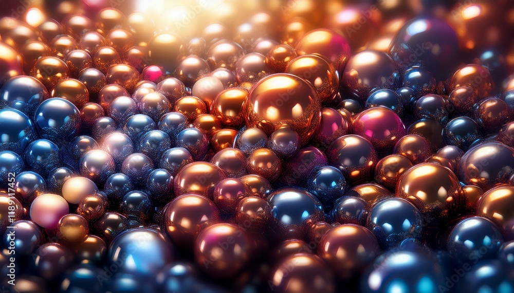 colorful metallic spheres glowing with inner light creating abstract background colorful metallic spheres glowing with inner light creating abstract background