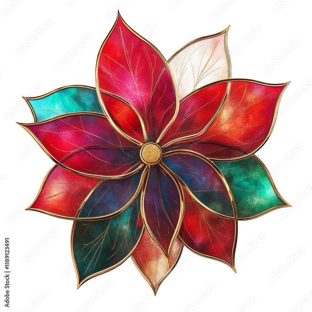 Fototapeta premium Stunning floral design art abstract concept vibrant colors artistic environment close-up viewpoint