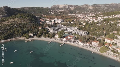 Aerial Views of Dubrovnik Mlini