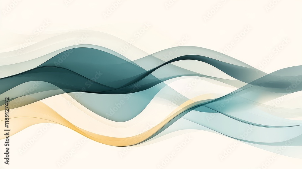 Serene Flowing Wave Abstract in Pastel Tones: Tranquil Minimalist Design with Soft Curves Serene Flowing Wave Abstract in Pastel Tones: Tranquil Minimalist Design with Soft Curves