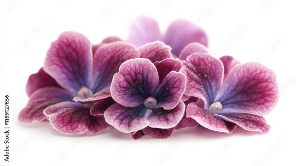 Fototapeta premium close up of purple hydrangea flowers