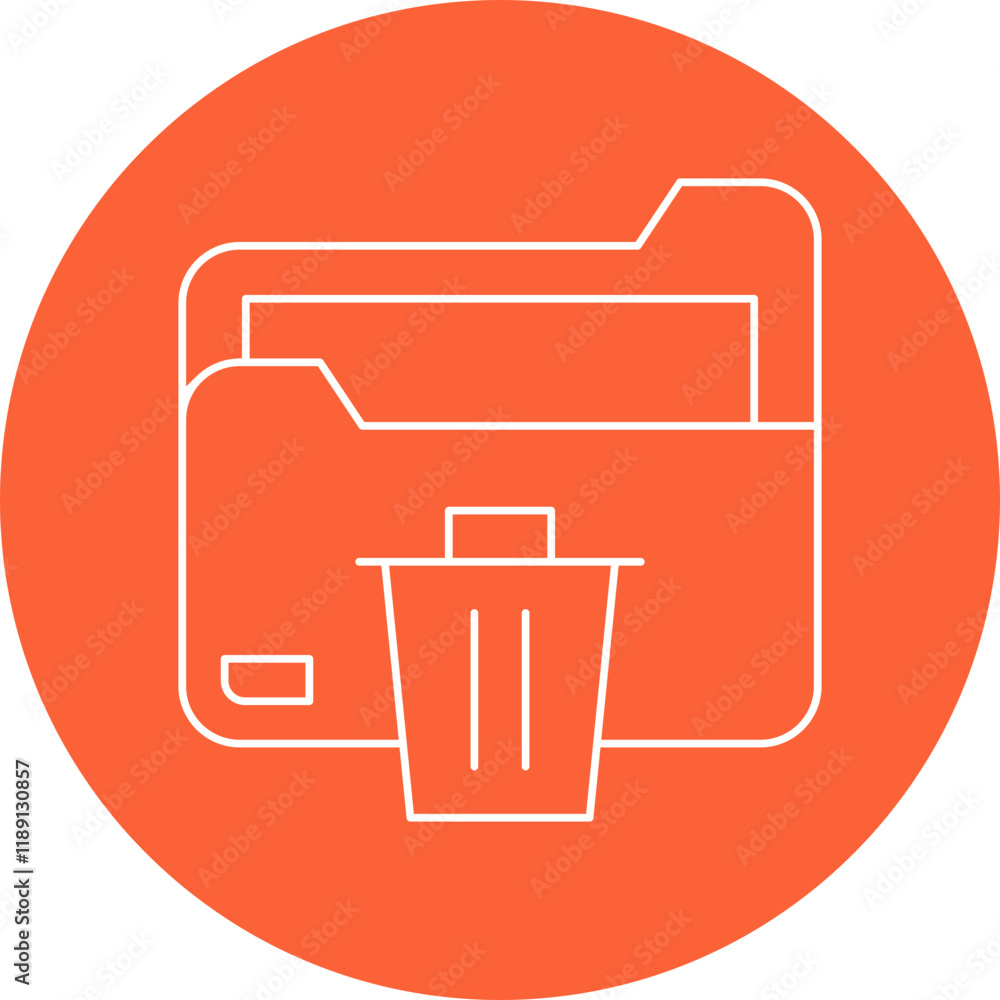 Trash Document icon single vector illustration Trash Document icon single vector illustration