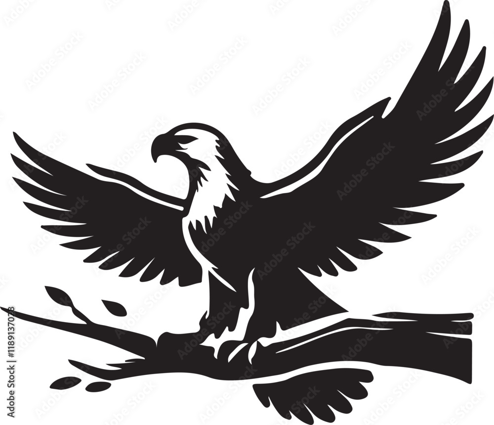 Obraz premium eagle vector illustration