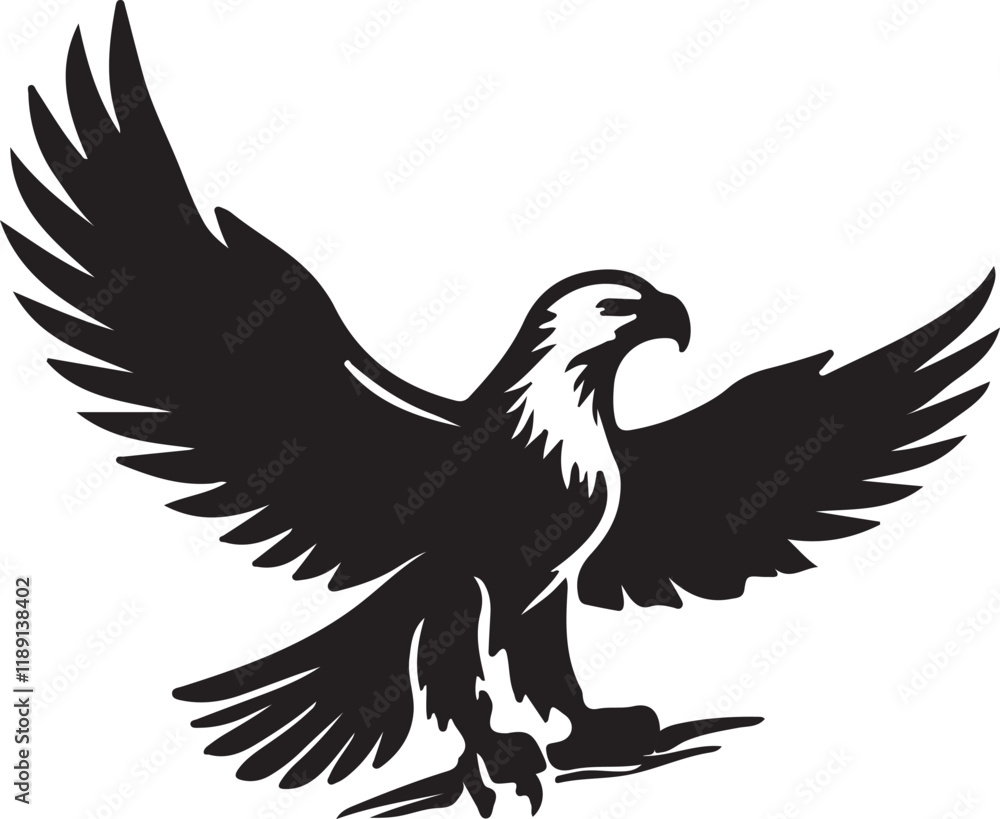 Obraz premium eagle vector illustration