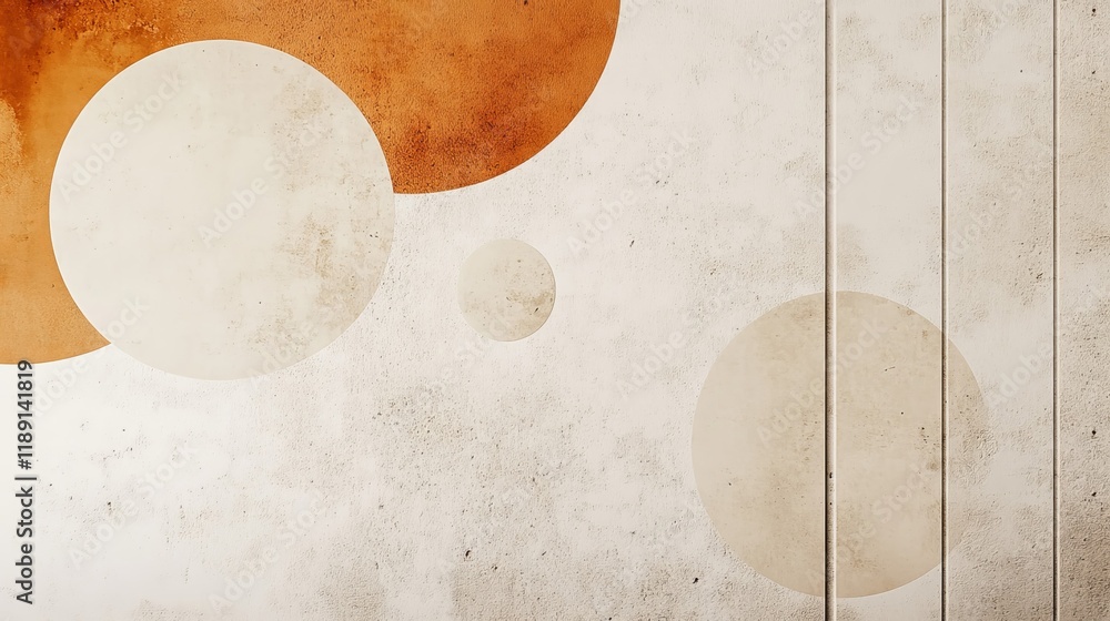 Elegant Minimalist Geometric Patterns with Textured Backgrounds Elegant Minimalist Geometric Patterns with Textured Backgrounds