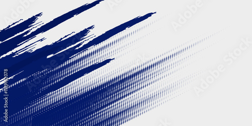 Dots halftone blue and dark blue color pattern gradient grunge texture background. Dots pop art sport style vector illustration. Vector grunge halftone abstract.Dots texture background.