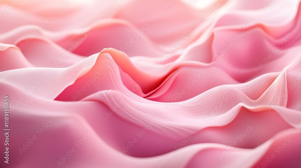 Abstract Pink Fabric Waves Abstract Pink Fabric Waves