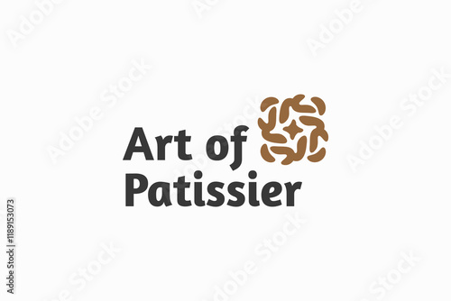 creative art of patissier symbol logo design vector illustration. art of baker logo vector design template. art of bread and bakery icon logo design vector ideas isolated on white