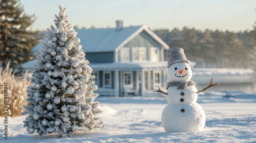 Fototapeta premium Winter Wonderland Scene